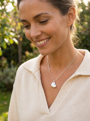 925 Sterling Silver Mini Heart Pendant – Matte Finish, Anti-Tarnish