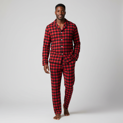 Gingham Red-Black