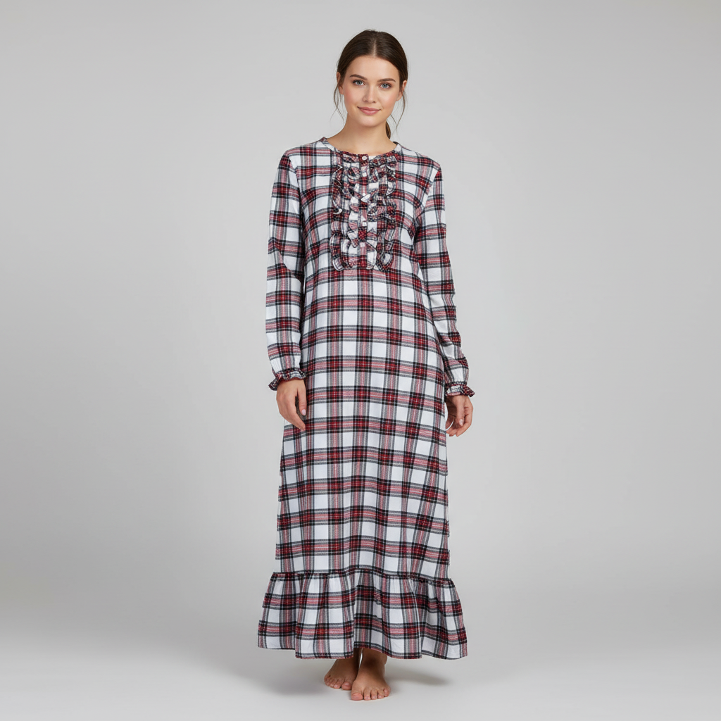 Red White Black Plaid