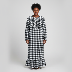 Gingham Black-White
