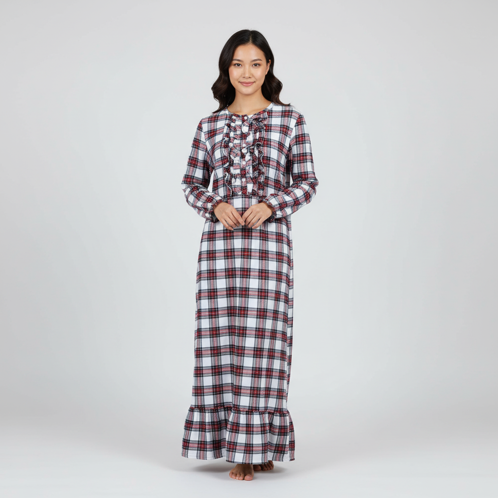 Red White Black Plaid