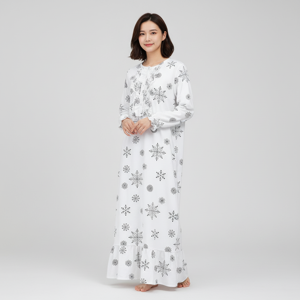 Snowflakes Black-White