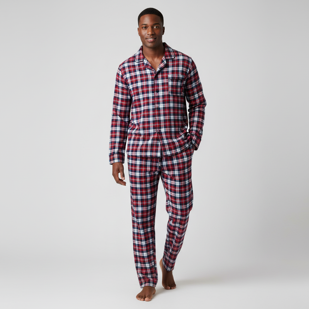 Plaid Red White Blue