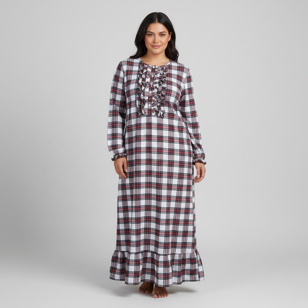 Red White Black Plaid