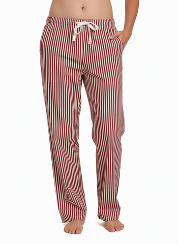 Womens 100% Cotton Poplin Lounge Pant