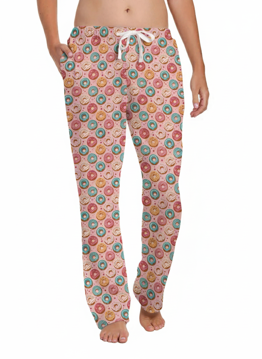 Womens 100% Cotton Poplin Lounge Pant