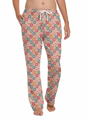 Womens 100% Cotton Poplin Lounge Pant