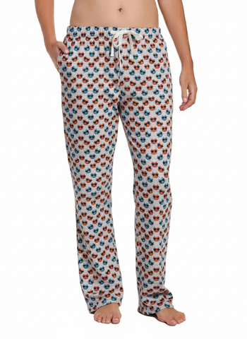 Womens 100% Cotton Poplin Lounge Pant