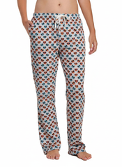 Womens 100% Cotton Poplin Lounge Pant