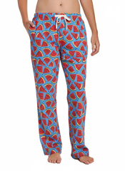 Womens 100% Cotton Poplin Lounge Pant