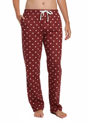 Womens 100% Cotton Poplin Lounge Pant