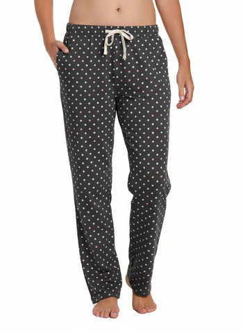 Womens 100% Cotton Poplin Lounge Pant