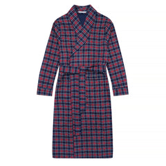 Mens Robe - Premium 100% Cotton Flannel Robe