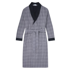 Men's Premium 100% Cotton Flannel Fleece Lined Robe