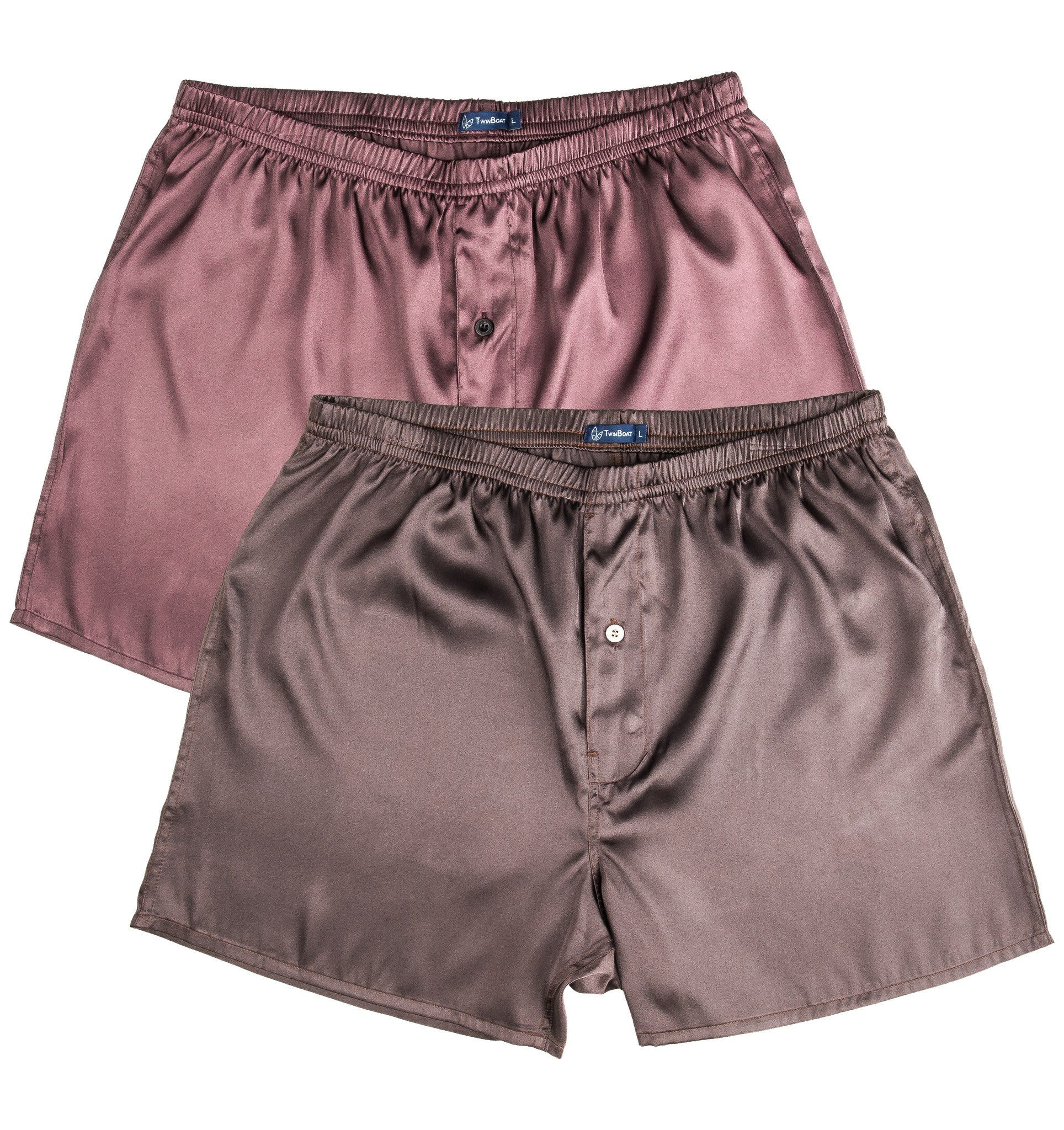 Men's Satin Boxers (2-Pack)