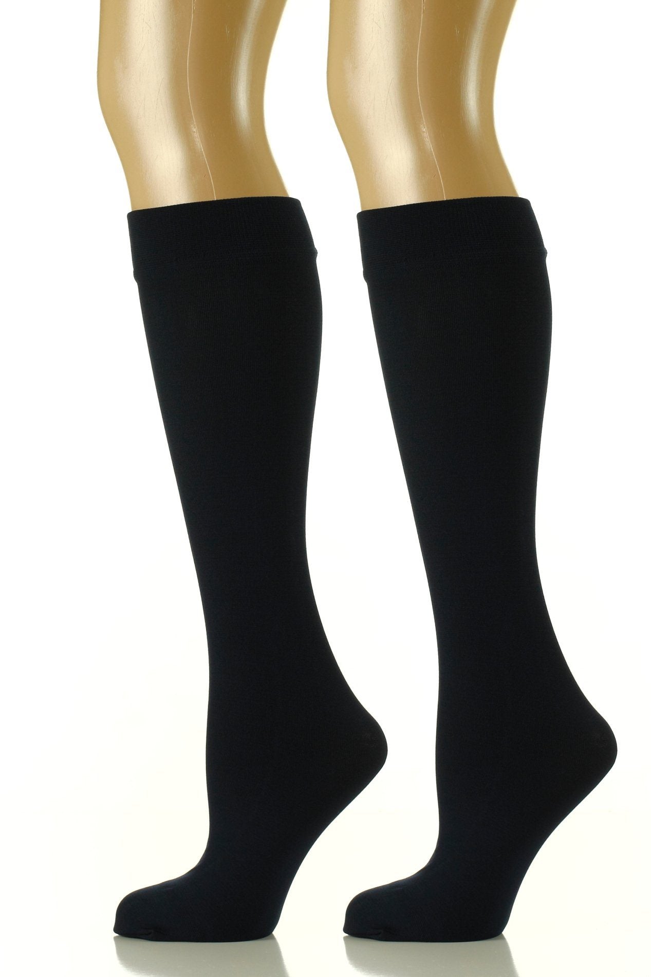 Noble Mount Womens Premium Fleece Lined Trouser Socks 2-Pack (Size 9-11)
