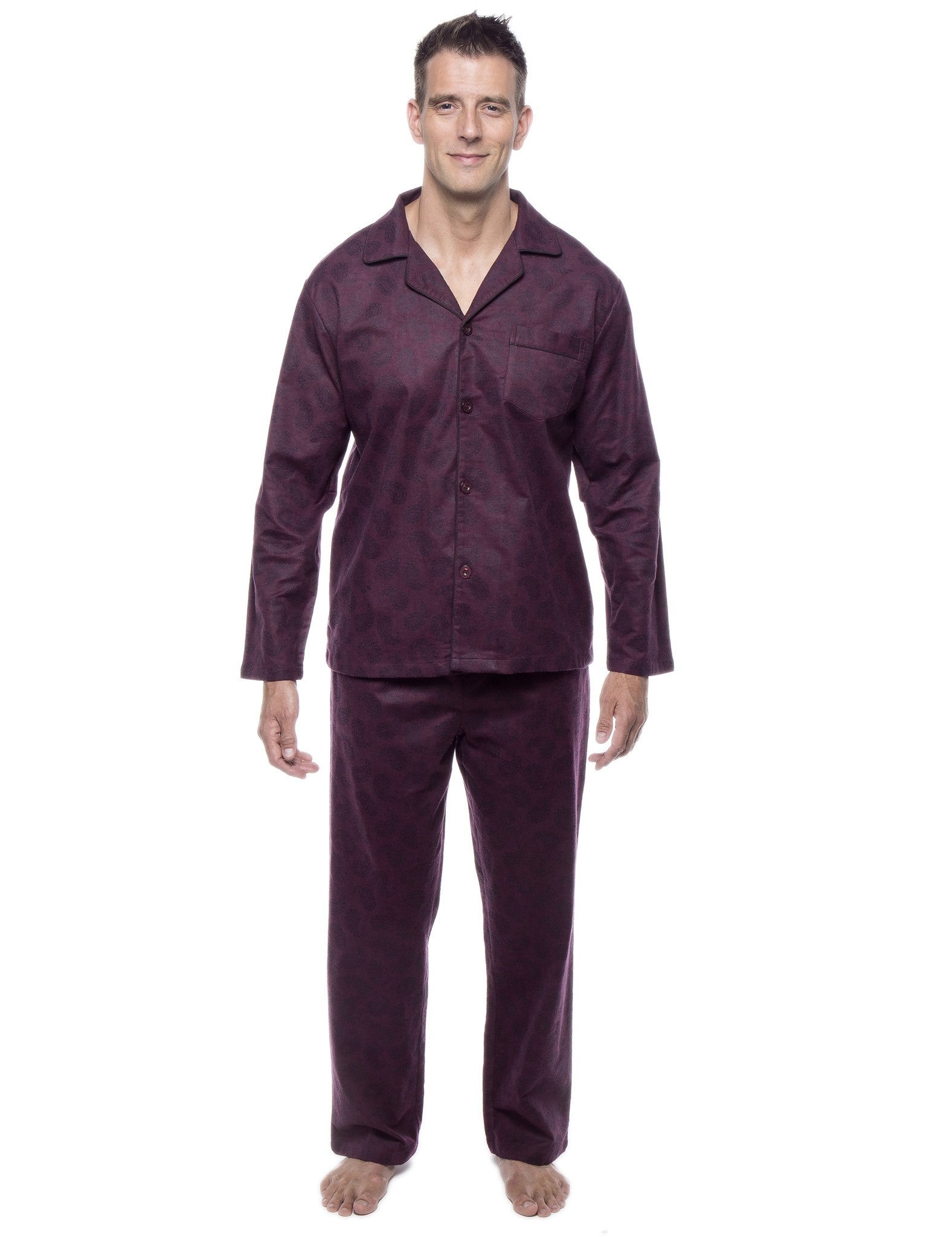 Men's 100% Cotton Flannel Pajama Set