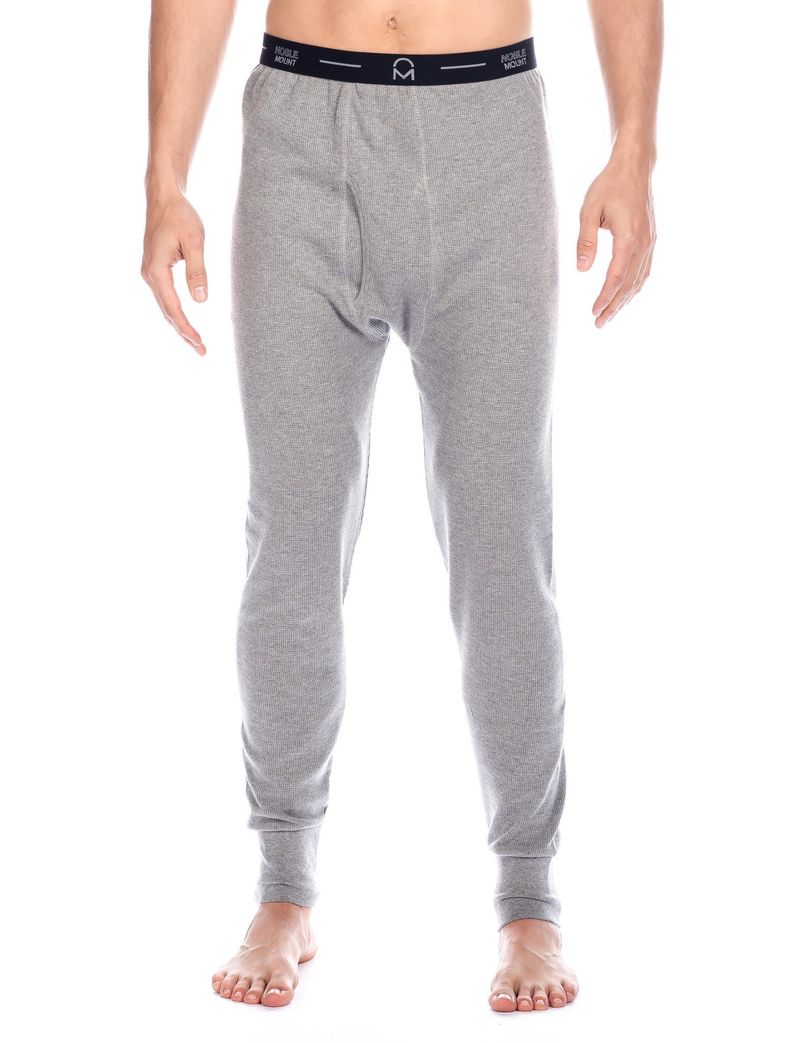 Men's Classic Waffle Knit Thermal Long John Pants