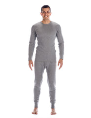 Men's Extreme Cold Waffle Knit Thermal Top and Bottom Set
