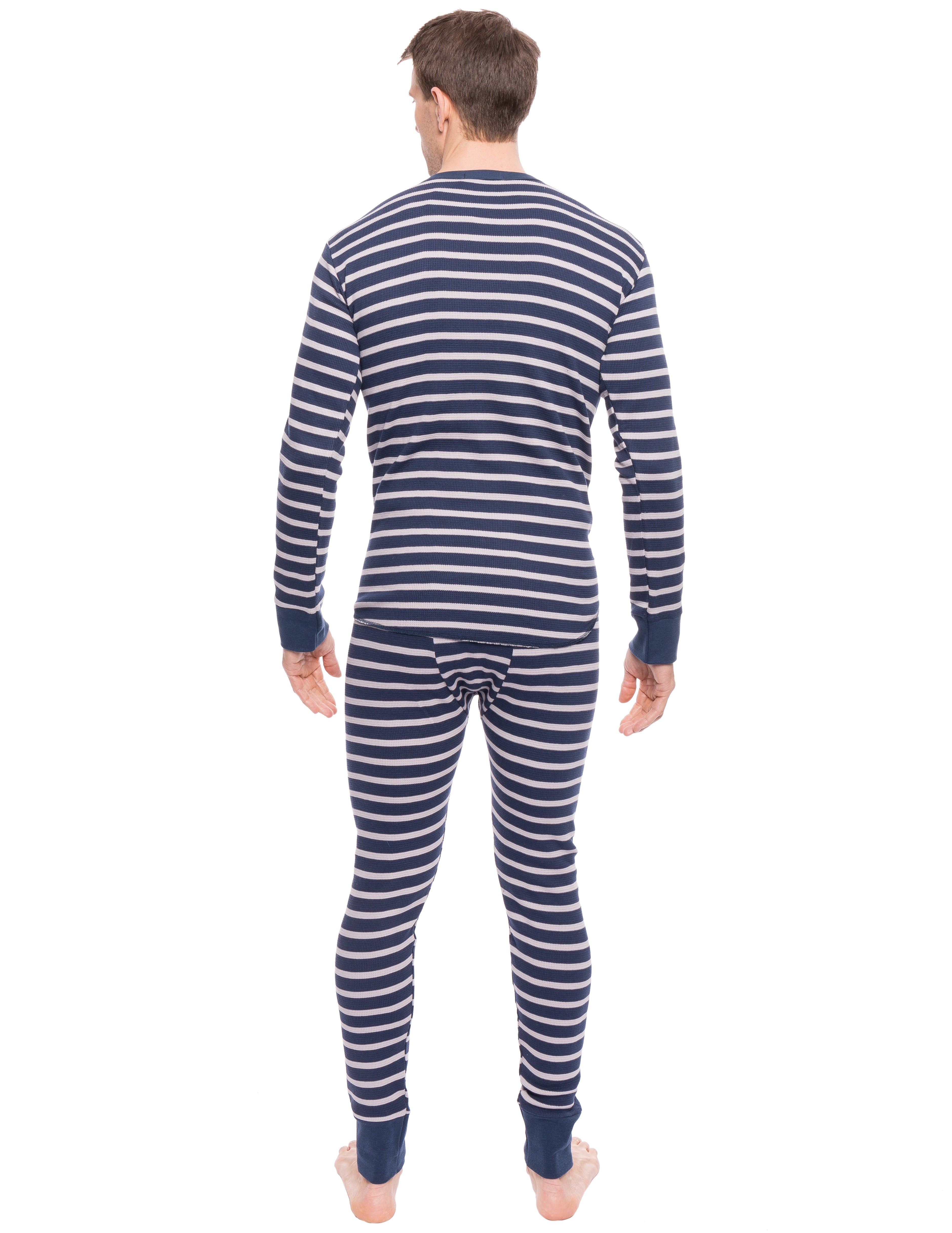 Stripes Navy/Heather Grey