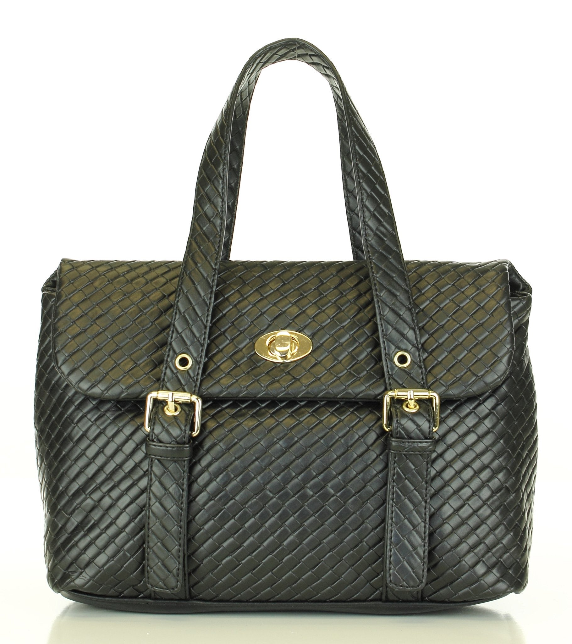 Weave Texture Looker Satchel Bag