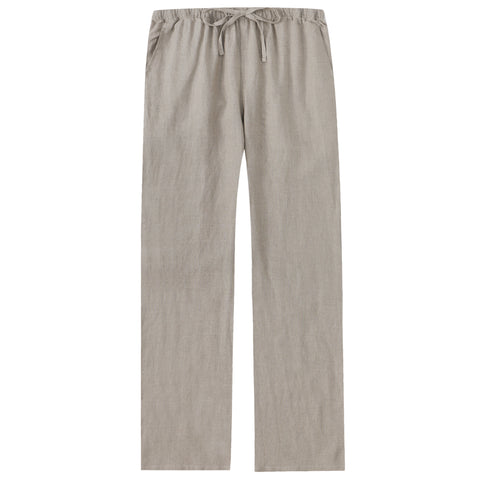 Noble Mount 100% Linen Womens Pajama Louge Pants for Summer