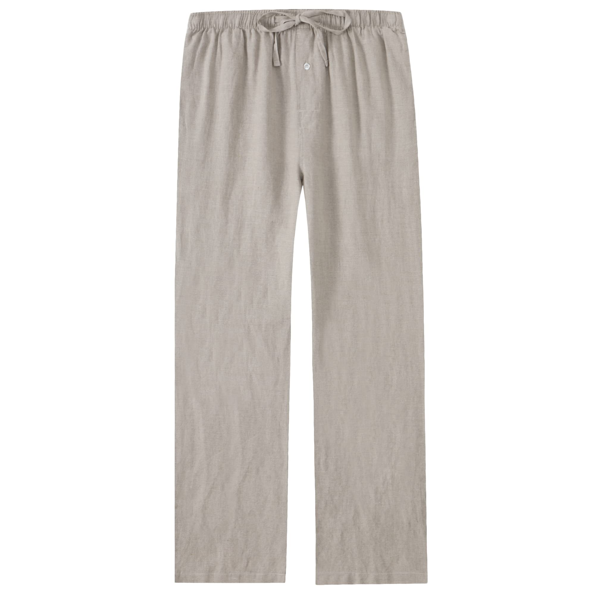 Noble Mount 100% Linen Men's Pajama Lounge Pants