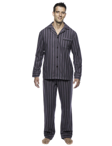 Men's Premium 100% Cotton Flannel Pajama Sleepwear Set