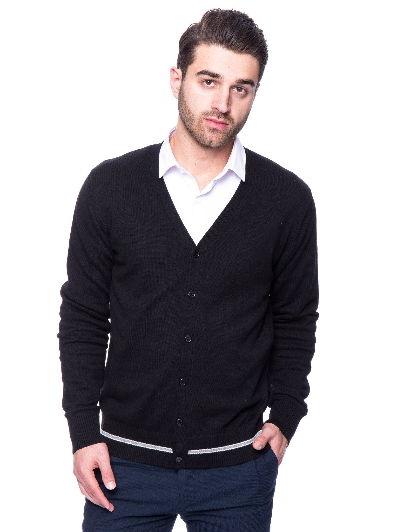 Box-Packaged Tocco Reale Men's 100% Cotton Cardigan Sweater – Noble Mount