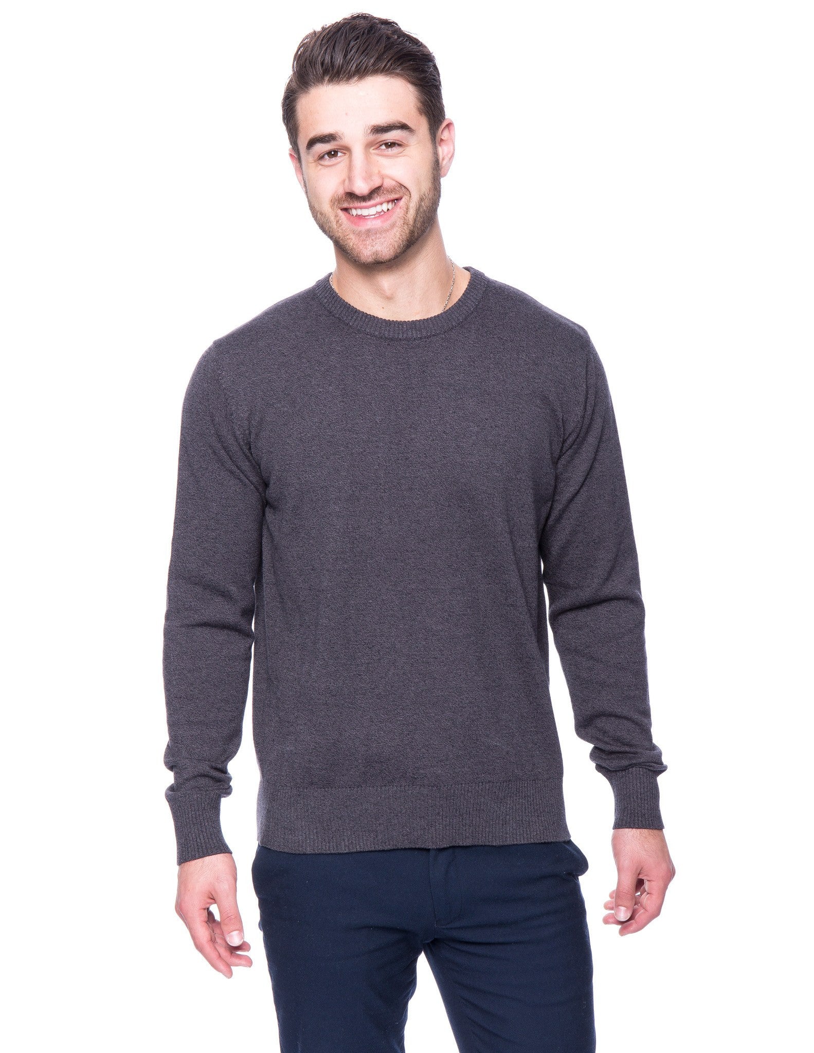 Box-Packaged Tocco Reale Men's 100% Cotton Crew Neck Sweater