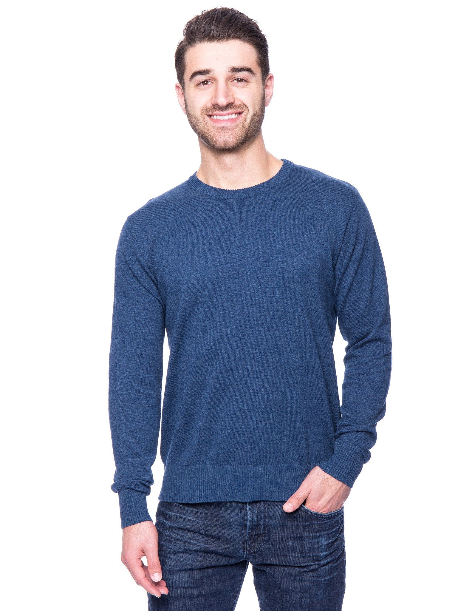 Box-Packaged Tocco Reale Men's 100% Cotton Crew Neck Sweater – Noble Mount