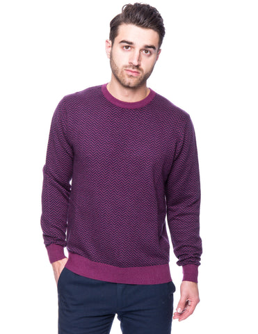 Box-Packaged Tocco Reale Men's Cashmere Blend Crew Neck Sweater