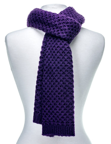 Premium Mens Scarf - Mufflers for Men - Weave Pattern Scarf