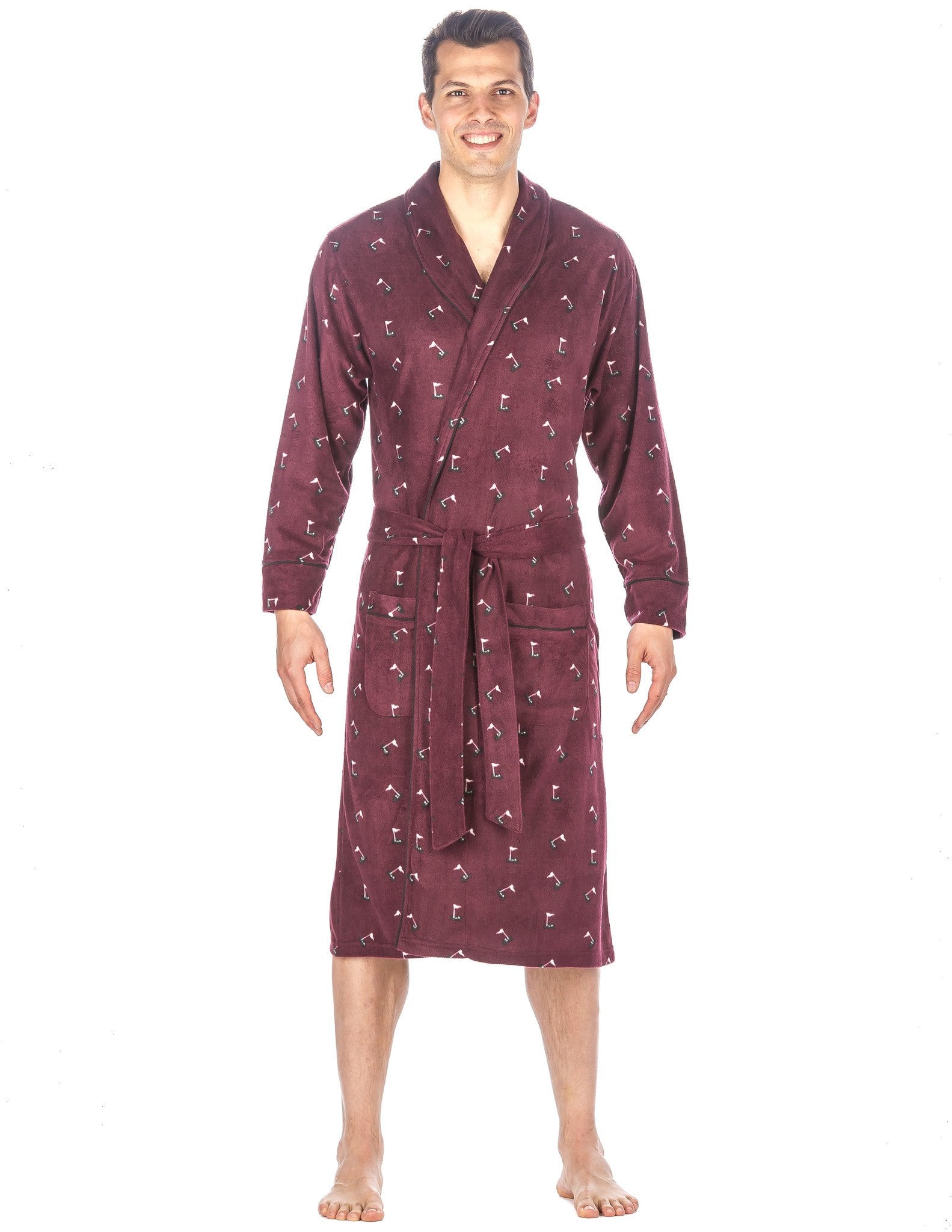 Men's Microfleece Robe
