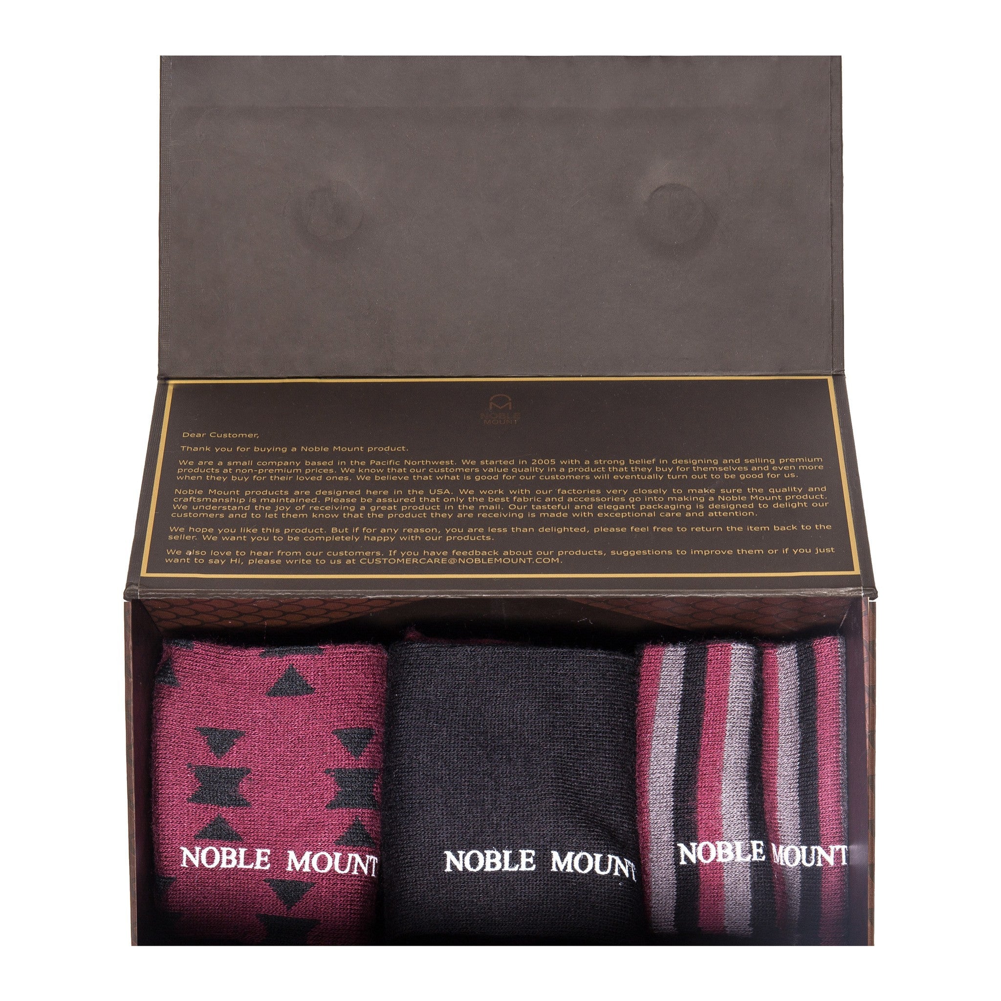 Men's Bamboo Crew Dress Socks 3-Pack – Noble Mount