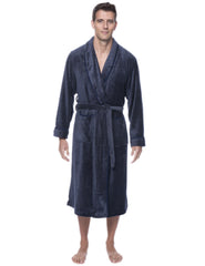 Men's Premium Coral Fleece Plush Spa/Bath Robe