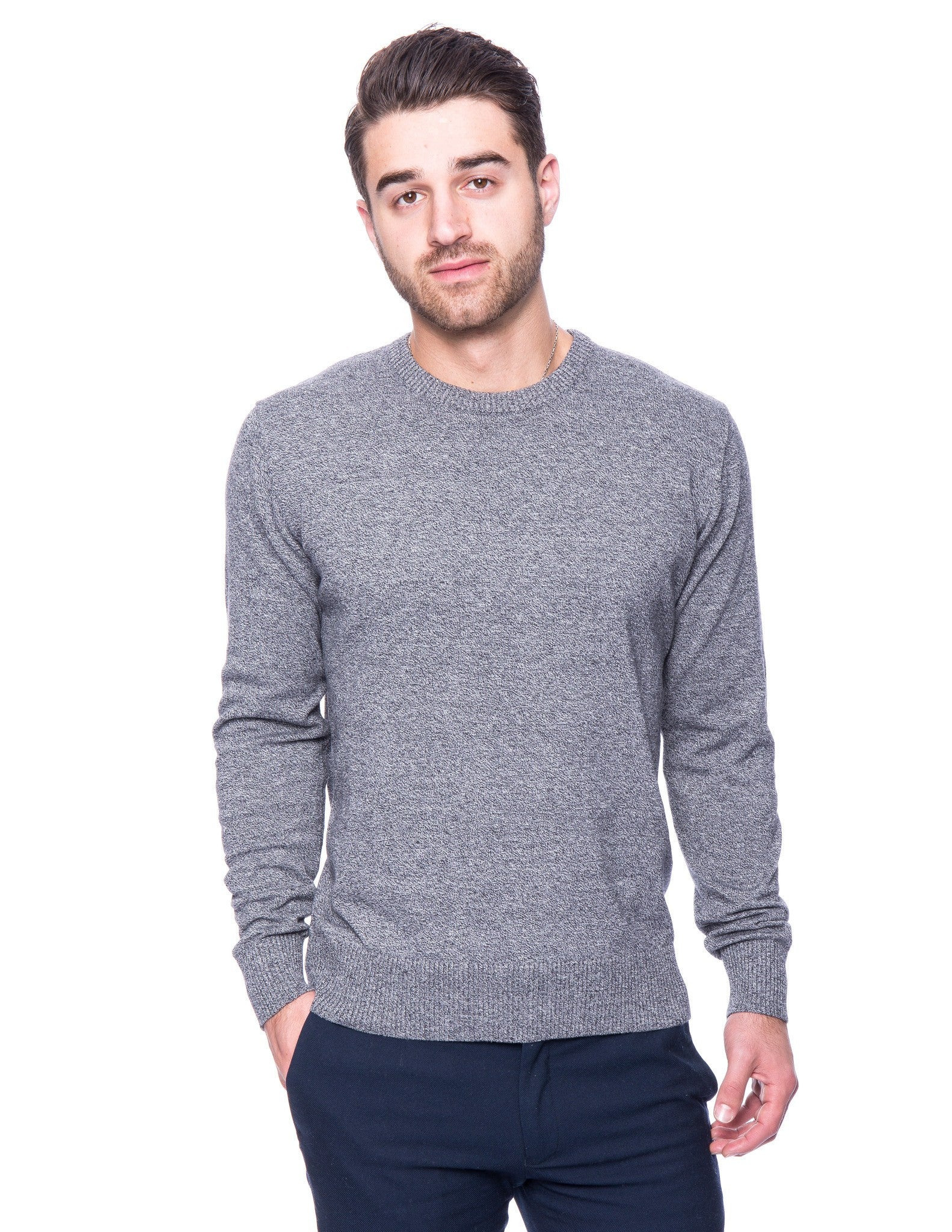 Men's Premium 100% Cotton Crew Neck Sweater