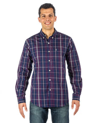 Plaid Plum/Blue