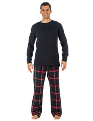 Mens Premium 100% Cotton Flannel Lounge Set