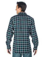 Navy-Teal Plaid