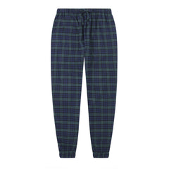 Mens 100% Cotton Flannel Jogger Lounge Pants