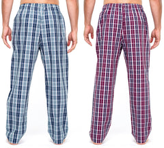 2-Pack (Navy/Blue - Burgundy/Navy Plaid)