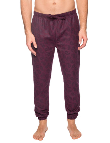 Men's 100% Cotton Flannel Jogger Lounge Pant