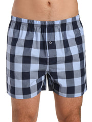 Gingham-Stripes Blue