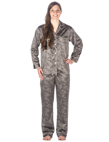 Women's Premium Satin Pajama Sleepwear Set
