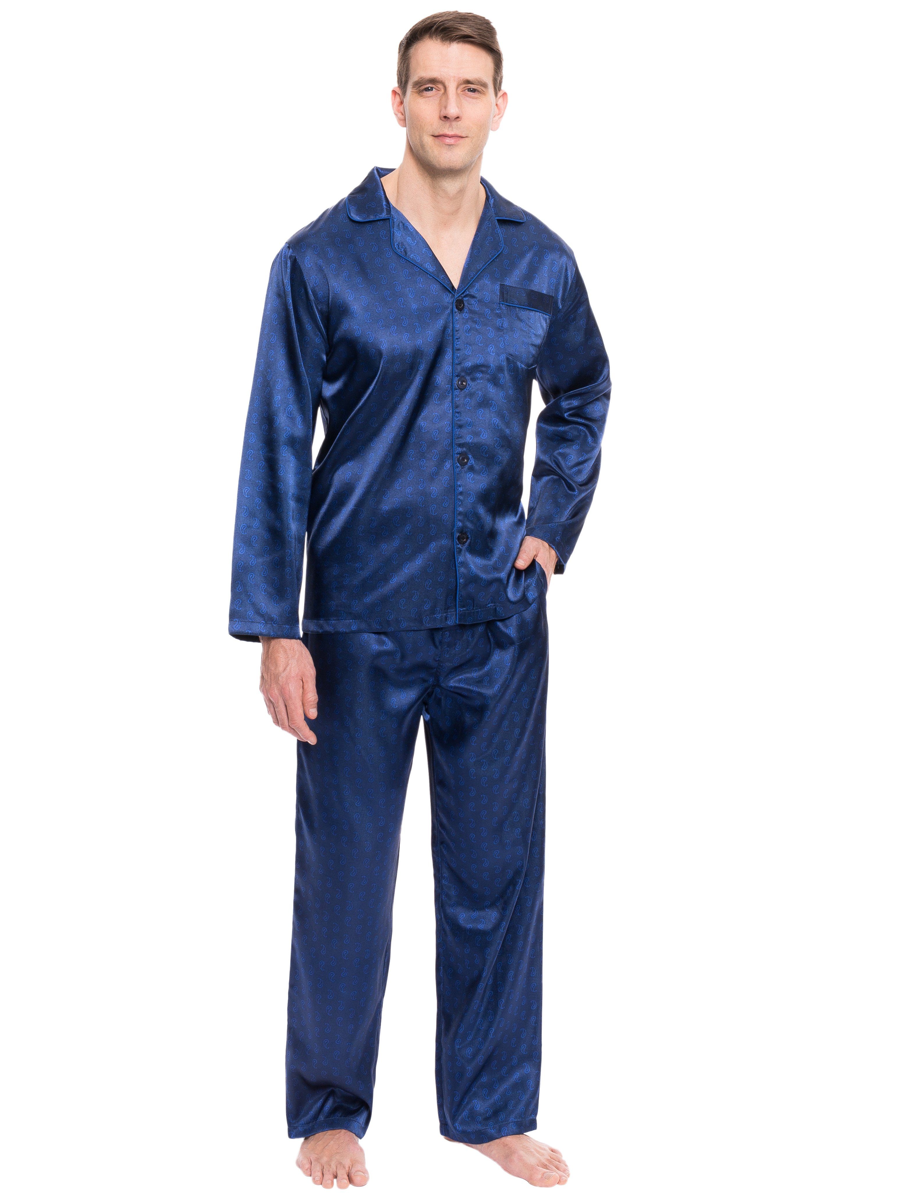 Mens Satin Sleepwear/Pajama Set