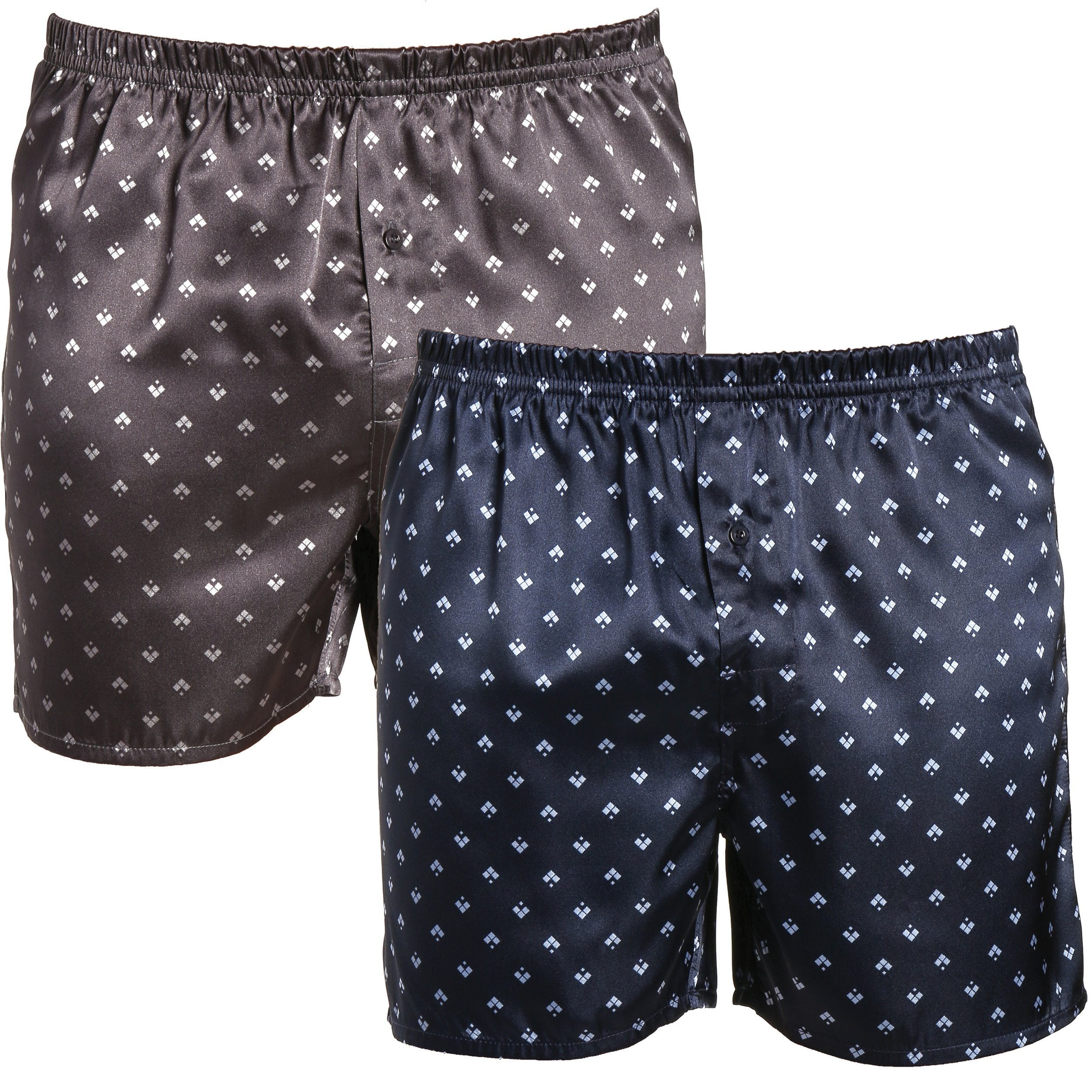 Men's Satin Boxers (2-Pack)
