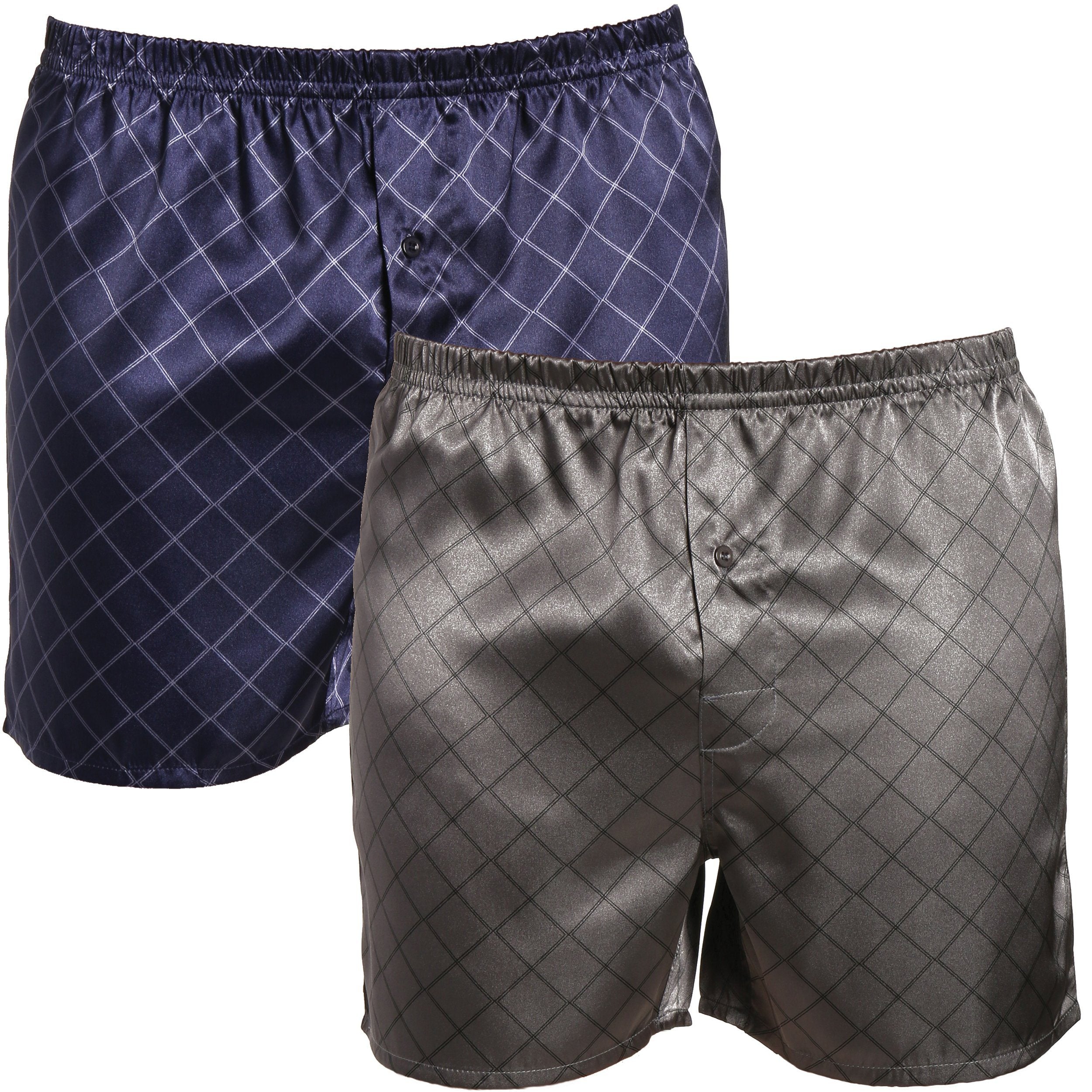 Men's Satin Boxers (2-Pack)