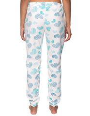 Scribbled Hearts White/Blue