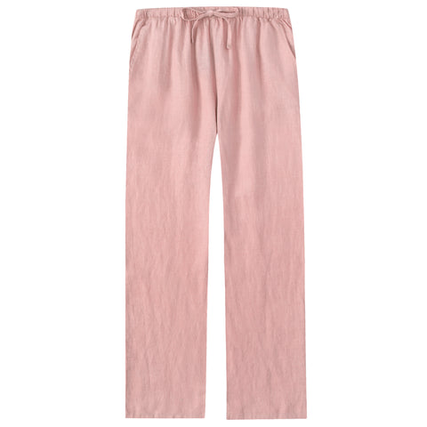 Noble Mount 100% Linen Womens Pajama Louge Pants for Summer